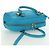 LOEWE Amazonas 23 Hand Bag Leather 2way Light Blue Gold - vista 6