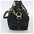 PRADA Hand Bag Nylon 2way Black Gold - vista 5