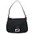 FENDI Mamma Baguette Shoulder Bag Cotton Jersey Black Silver - vista 2