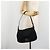 FENDI Mamma Baguette Shoulder Bag Cotton Jersey Black Silver - vista 25