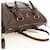PRADA Hand Bag Leather 2way Brown Silver - vista 6