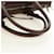 PRADA Hand Bag Leather 2way Brown Silver - vista 7