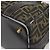 FENDI Zucca Canvas Handtasche 2-Wege Schwarz Braun - Ansicht 19