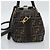 FENDI Zucca Canvas Handtasche 2-Wege Schwarz Braun - Ansicht 5