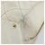 CHANEL Wild Stitch Hand Bag Leather White Gold CC - vista 15
