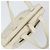 CHANEL Wild Stitch Hand Bag Leather White Gold CC - vista 6