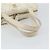 CHANEL Wild Stitch Hand Bag Leather White Gold CC - vista 7