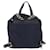 PRADA Backpack Nylon Navy Gold - vista 3