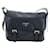 PRADA Shoulder Bag Leather Navy Silver - vista 13