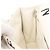CHANEL Matelasse Chain Hand Bag Canvas White Silver CC - vista 19