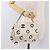 CHANEL Matelasse Chain Hand Bag Canvas White Silver CC - vista 22