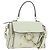 Chloé Chloe Fay Hand Bag Leather 2way White Gold