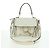 Chloé Chloe Fay Hand Bag Leather 2way White Gold - vista 12