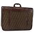 FENDI Zucca Canvas Trunk Black Brown