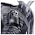 PRADA Hand Bag Nylon Black Silver - vista 20