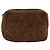 CHANEL Bolsa de Ombro Matelassé com Corrente Camurça Castanho Ouro CC - vista 2