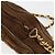 CHANEL Bolsa de Ombro Matelassé com Corrente Camurça Castanho Ouro CC - vista 8