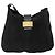 FENDI Mamma Baguette Shoulder Bag Suede Black Gold - vista 13