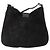 FENDI Mamma Baguette Shoulder Bag Suede Black Gold - vista 2