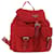 PRADA Backpack Nylon Red Silver  - vista 1