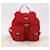 PRADA Backpack Nylon Red Silver  - vista 12