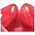 CHANEL Matelasse Chain Shoulder Bag Leather Red Gold CC - vista 18