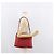 CHANEL Matelasse Chain Shoulder Bag Leather Red Gold CC - vista 25