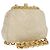 CHANEL Matelasse Chain Shoulder Bag Leather Ivory Gold CC