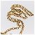 CHANEL Matelasse Chain Shoulder Bag Leather Ivory Gold CC - vista 14