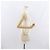 CHANEL Matelasse Chain Shoulder Bag Leather Ivory Gold CC - vista 24