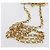 CHANEL Matelasse Chain Shoulder Bag Leather Ivory Gold CC - vista 9