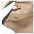CHANEL Chain Shoulder Bag Lamb Skin Beige Gold CC - vista 19