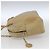 CHANEL Chain Shoulder Bag Lamb Skin Beige Gold CC - vista 3