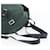 PRADA Backpack Nylon Green Silver  - vista 9
