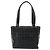 CHANEL Choco Bar Hand Bag Leather Black Gold CC - vista 2