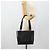 CHANEL Choco Bar Hand Bag Leather Black Gold CC - vista 23