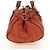 Chloé Chloe Paddington Hand Bag Leather Orange Gold Silver - vista 3