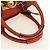 Chloé Chloe Paddington Hand Bag Leather Orange Gold Silver - vista 7
