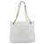 CHANEL Chain Shoulder Bag Leather White Gold CC - vista 2