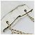 CHANEL Chain Shoulder Bag Leather White Gold CC - vista 6