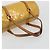 LOUIS VUITTON Bolsa de Mão Bedford Monogram Vernis Bege M91006 LV - vista 8