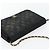 CHANEL Matelasse Chain Shoulder Bag Cotton Black Gold CC - vista 6