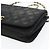 CHANEL Matelasse Chain Shoulder Bag Cotton Black Gold CC - vista 9