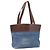 CHANEL Tote Bag Denim Blue CC