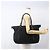 PRADA Tote Bag Nylon Black Gold - vista 24