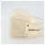 CHANEL Tote Bag Canvas Leather White Silver CC - vista 3