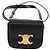 Céline CELINE Mini Triomphe Shoulder Bag Leather Black Gold