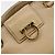 Salvatore Ferragamo Gancini Handtasche Leder Beige Gold - Ansicht 10