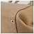 Salvatore Ferragamo Gancini Handtasche Leder Beige Gold - Ansicht 16