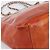CHANEL Triple Coco Chain Tote Bag Lackleder Orange Silver CC - Ansicht 10